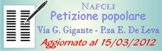Napoli Petizione p.za Canneto - E. De Leva